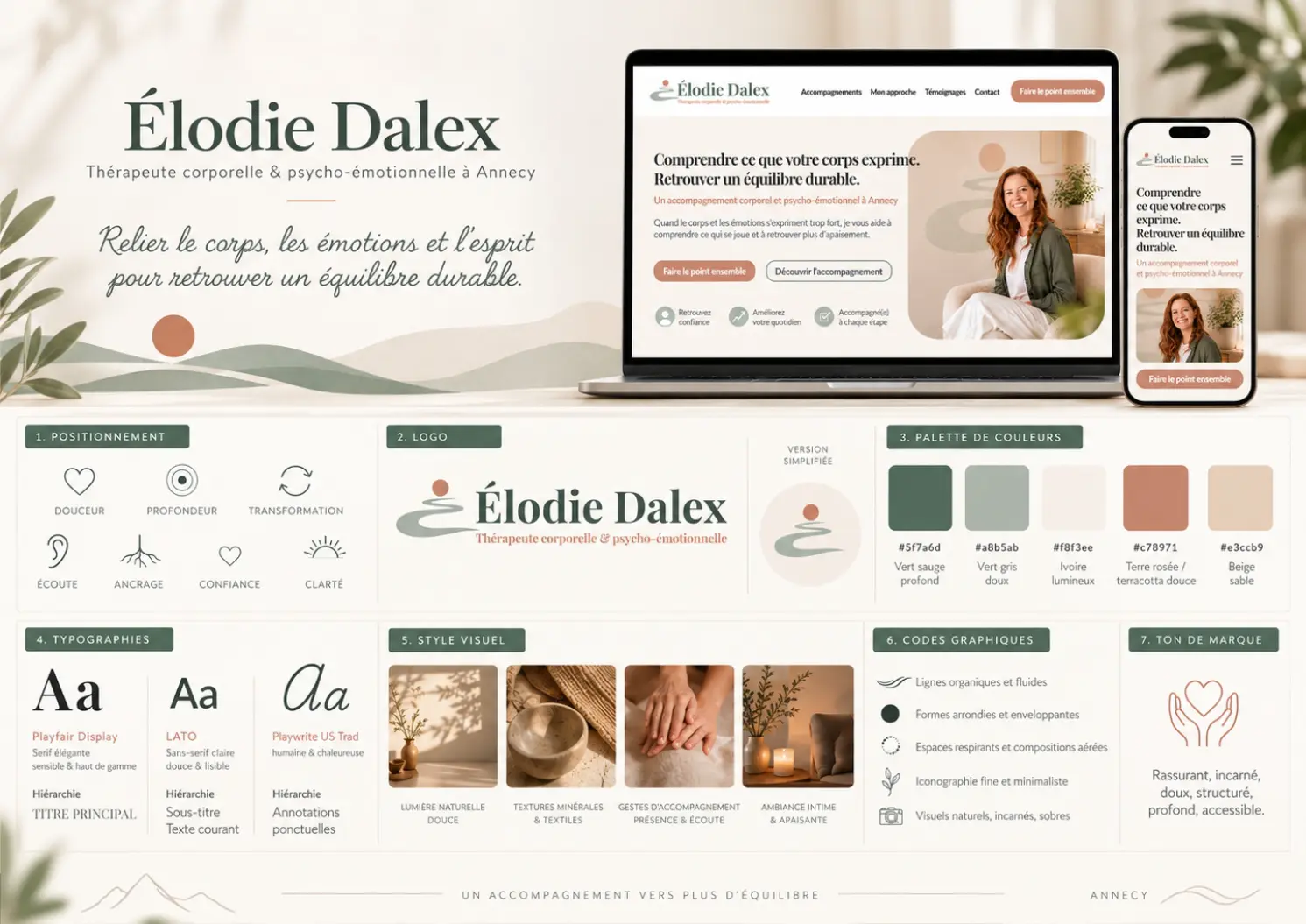 Créé par Duo Business pour Élodie Dalex Thérapies
